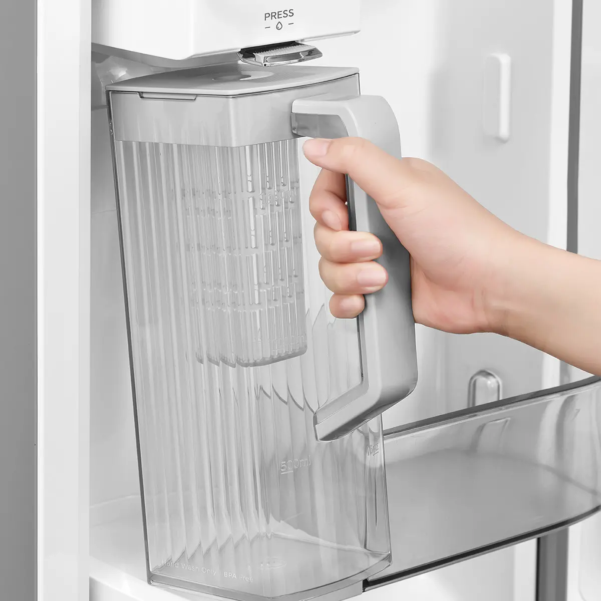 36" Midea 26.5 Cu. Ft. Counter-Depth French Door Dual Ice Maker Refrigerator - MRF27I6BST