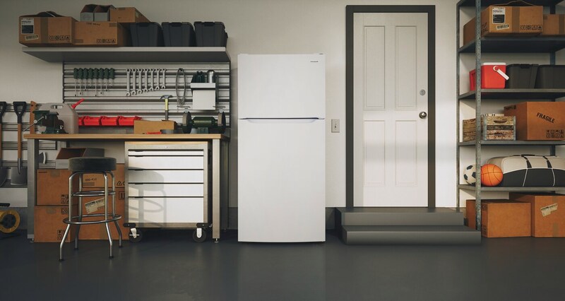 30" Frigidaire 18 Cu. Ft. Garage Ready Top Freezer Refrigerator - FFHT1814YW
